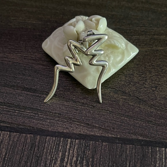 Silver earrings 💫 - Picture 2 of 3